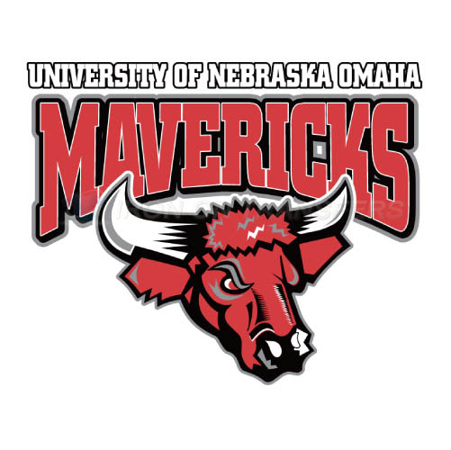 Nebraska Omaha Mavericks Logo T-shirts Iron On Transfers N5388 - Click Image to Close